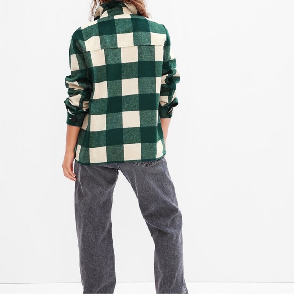 NWT GAP Plaid Shirt Jacket Large - Picture 2 of 7